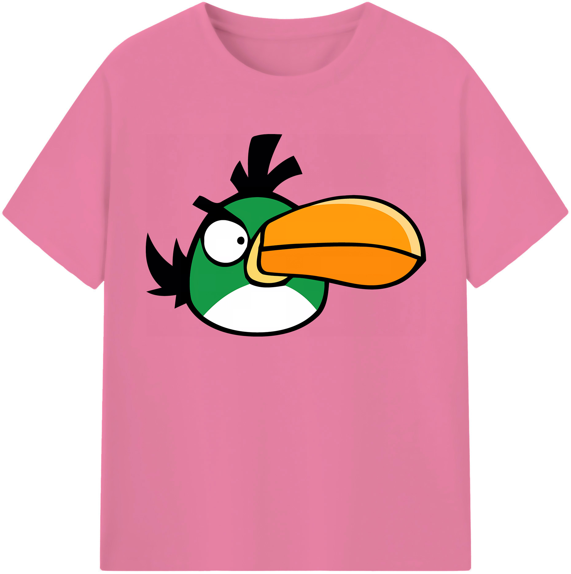 （画像用） Angry Birds アングリーバード 綿100％半袖Tシャツ（フロントプリント）